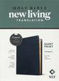 NLT Compact Giant Print Bible Filament Enabled Edition Navy Blue Cross (Red Letter Edition)