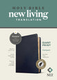 NLT Compact Giant Print Bible Filament Enabled Edition Navy Blue Cross Indexed (Red Letter Edition)