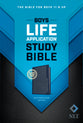 NLT Boys Life Application Study Bible Blue/Neon/Glow