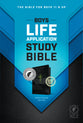 NLT Boys Life Application Study Bible Neon/Black Indexed