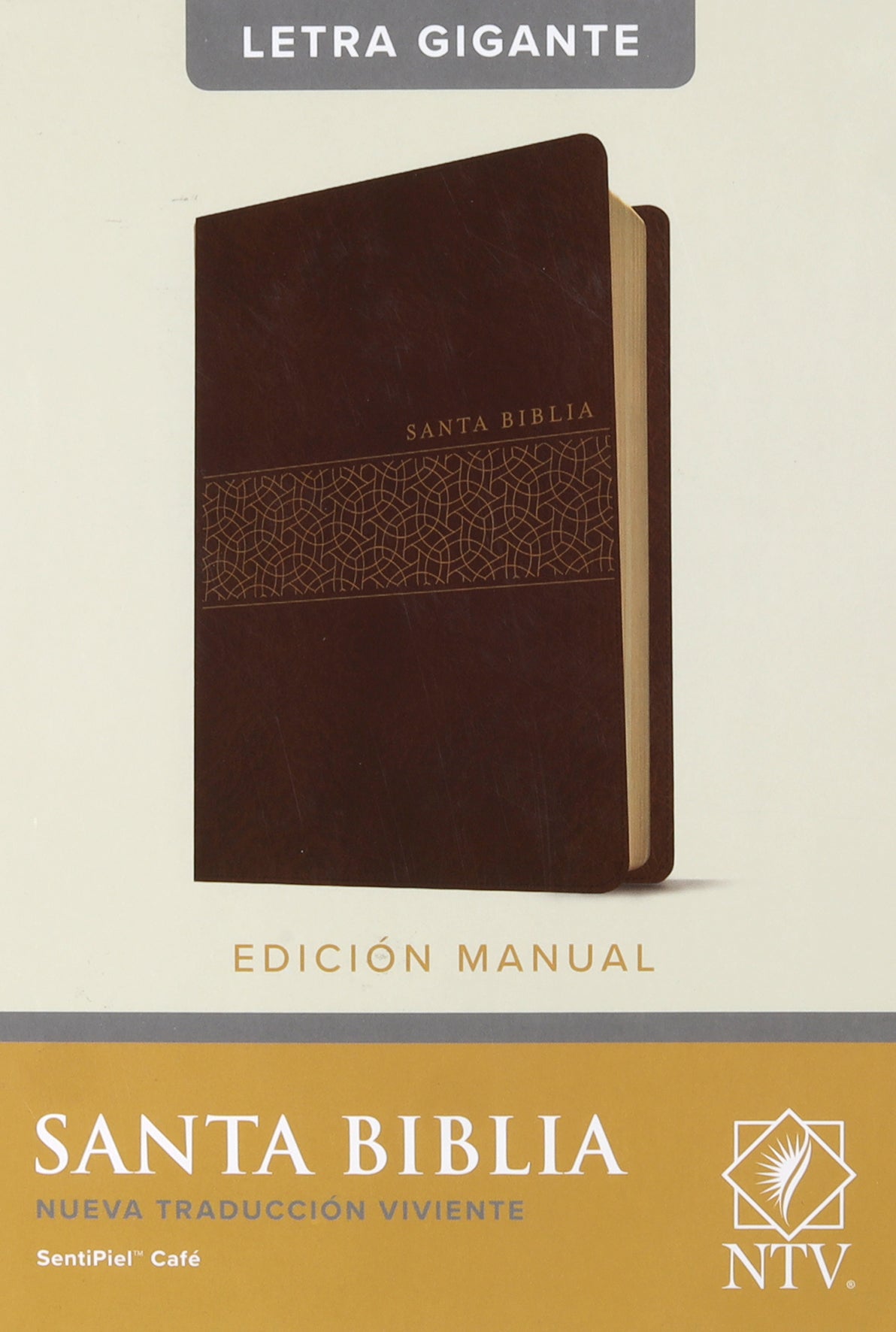 Ntv Santa Biblia Edicion Manual Letra Gigante Cafe (Red Letter Edition)