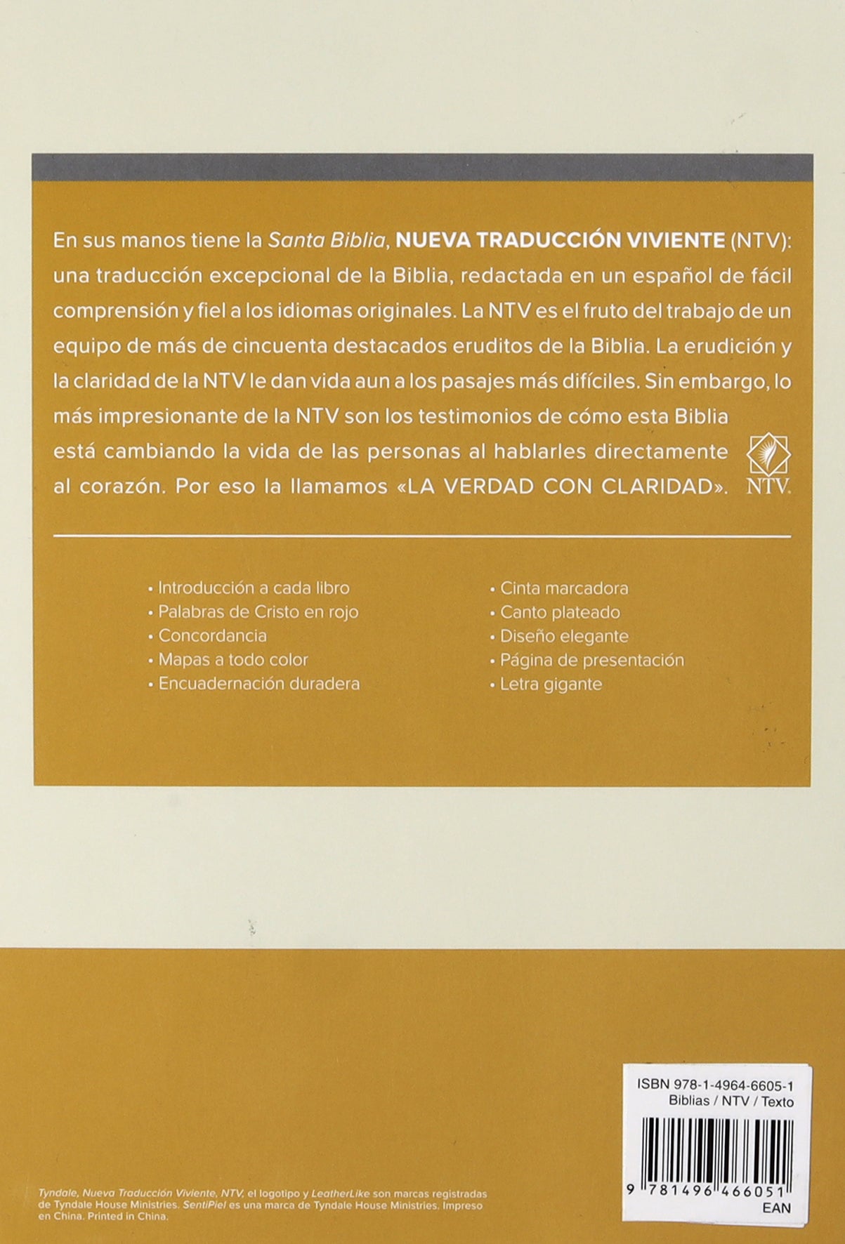 Ntv Santa Biblia Edicion Manual Letra Gigante Negro Indice (Red Letter Edition)