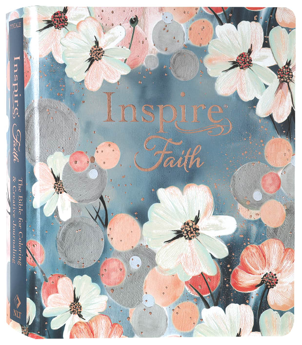 NLT Inspire Faith Bible Filament Enabled Edition Watercolor Garden