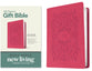 NLT Premium Gift Bible Very Berry Pink Vines (Red Letter Edition)