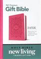 NLT Premium Gift Bible Very Berry Pink Vines (Red Letter Edition)