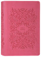 NLT Premium Gift Bible Very Berry Pink Vines (Red Letter Edition)