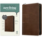 NLT Thinline Reference Zipper Bible Filament Enabled Edition Atlas Rustic Brown (Red Letter Edition)