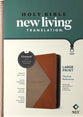 NLT Large Print Thinline Reference Zipper Bible Filament Enabled Edition Messenger Stone/Camel (Red Letter Edition)