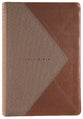 NLT Large Print Thinline Reference Zipper Bible Filament Enabled Edition Messenger Stone/Camel (Red Letter Edition)