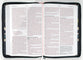 NLT Large Print Thinline Reference Zipper Bible Filament Enabled Edition Meadow Navy/Pink (Red Letter Edition)