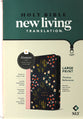 NLT Large Print Thinline Reference Zipper Bible Filament Enabled Edition Meadow Navy/Pink (Red Letter Edition)