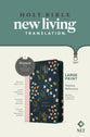 NLT Large Print Thinline Reference Zipper Bible Filament Enabled Edition Meadow Navy/Pink (Red Letter Edition)