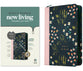 NLT Large Print Thinline Reference Zipper Bible Filament Enabled Edition Meadow Navy/Pink Indexed (Red Letter Edition)