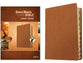 NIV Every Man's Bible Large Print Cross Saddle Tan Indexed