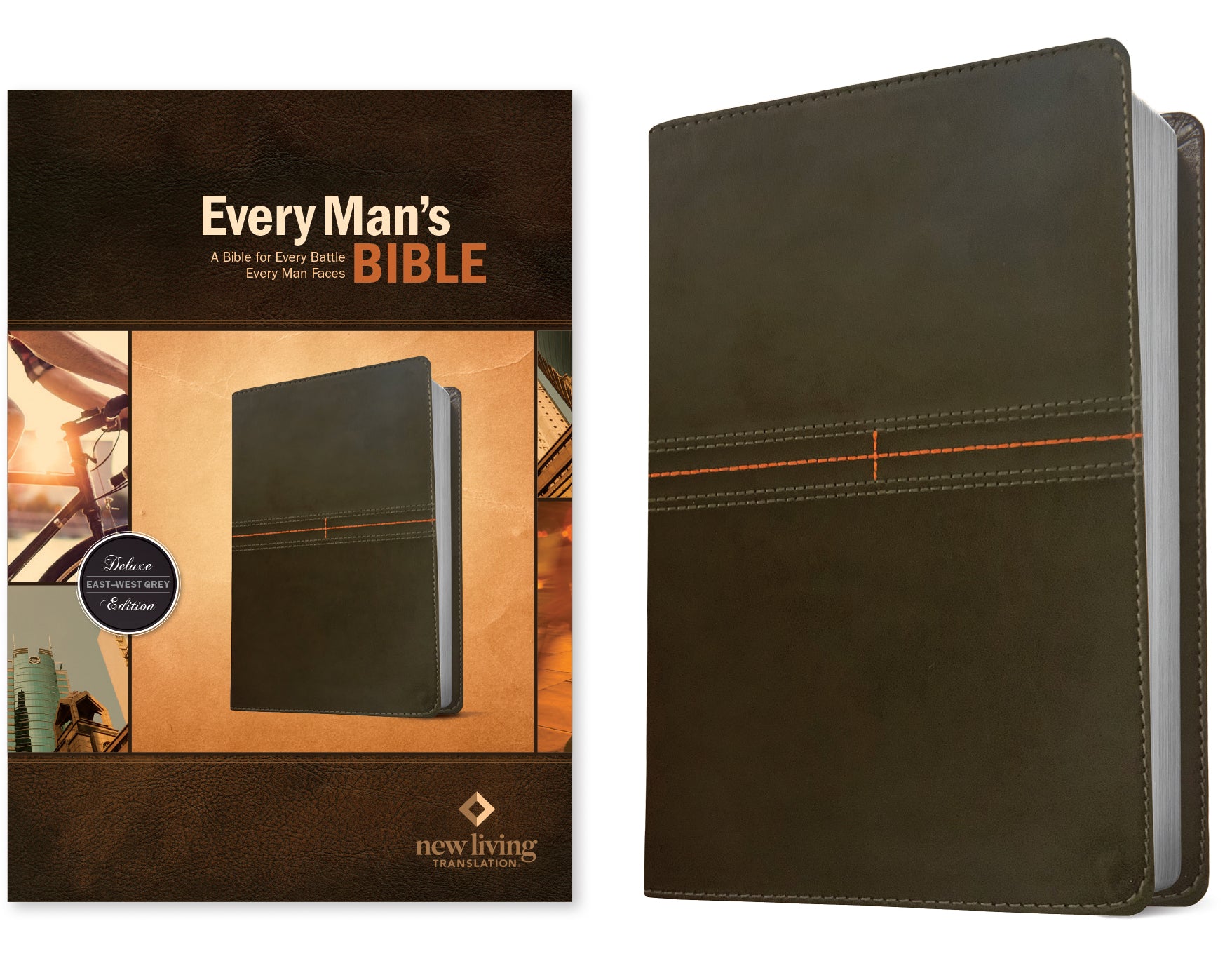 NLT Every Man's Bible East-West Grey
