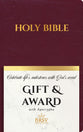 Nrsvue Gift & Award Bible With Apocrypha Burgundy