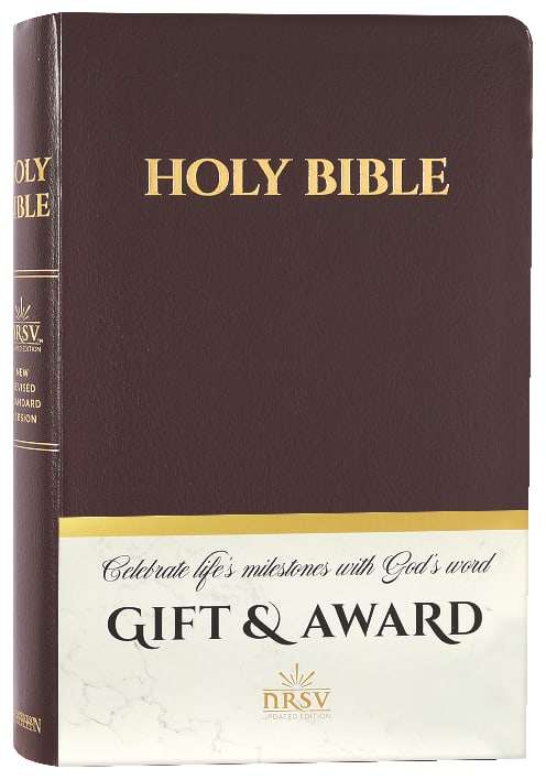 Nrsvue Gift & Award Bible Burgundy