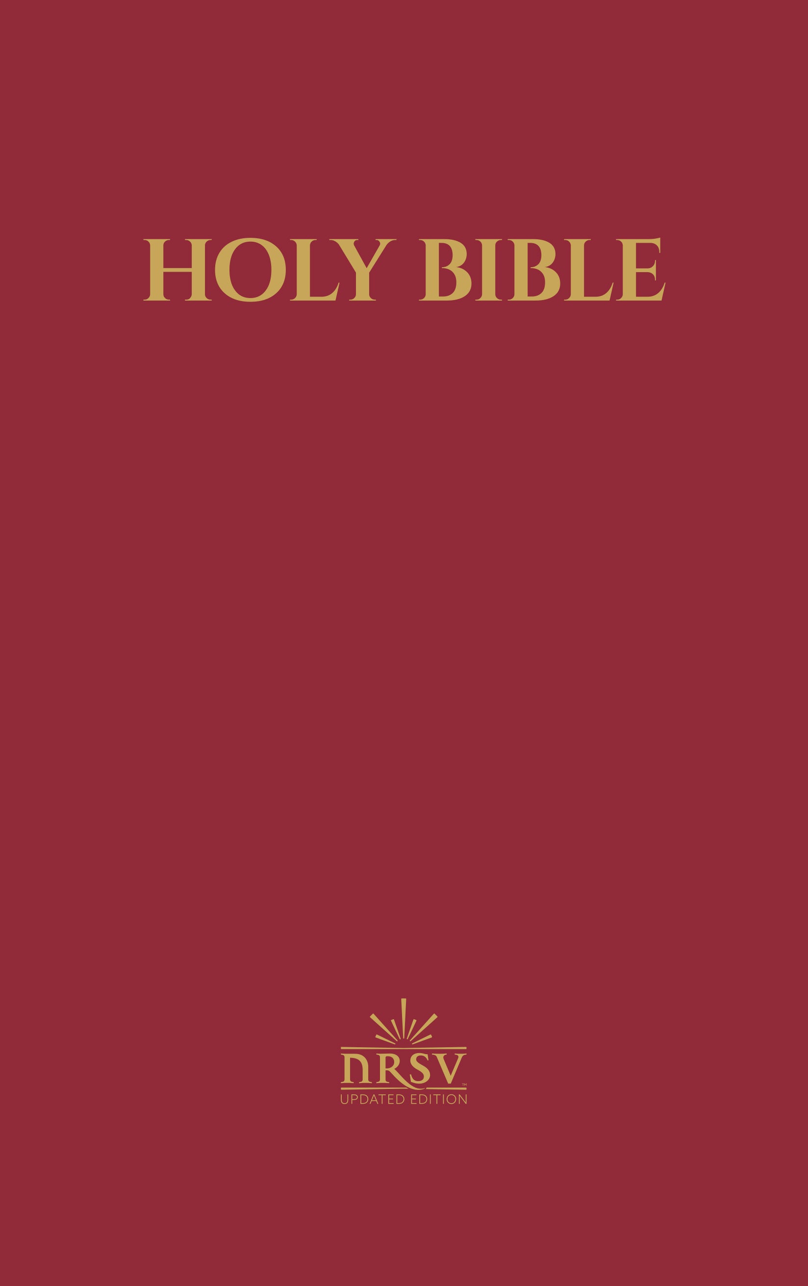 Nrsvue Pew Bible With Apocrypha Burgundy