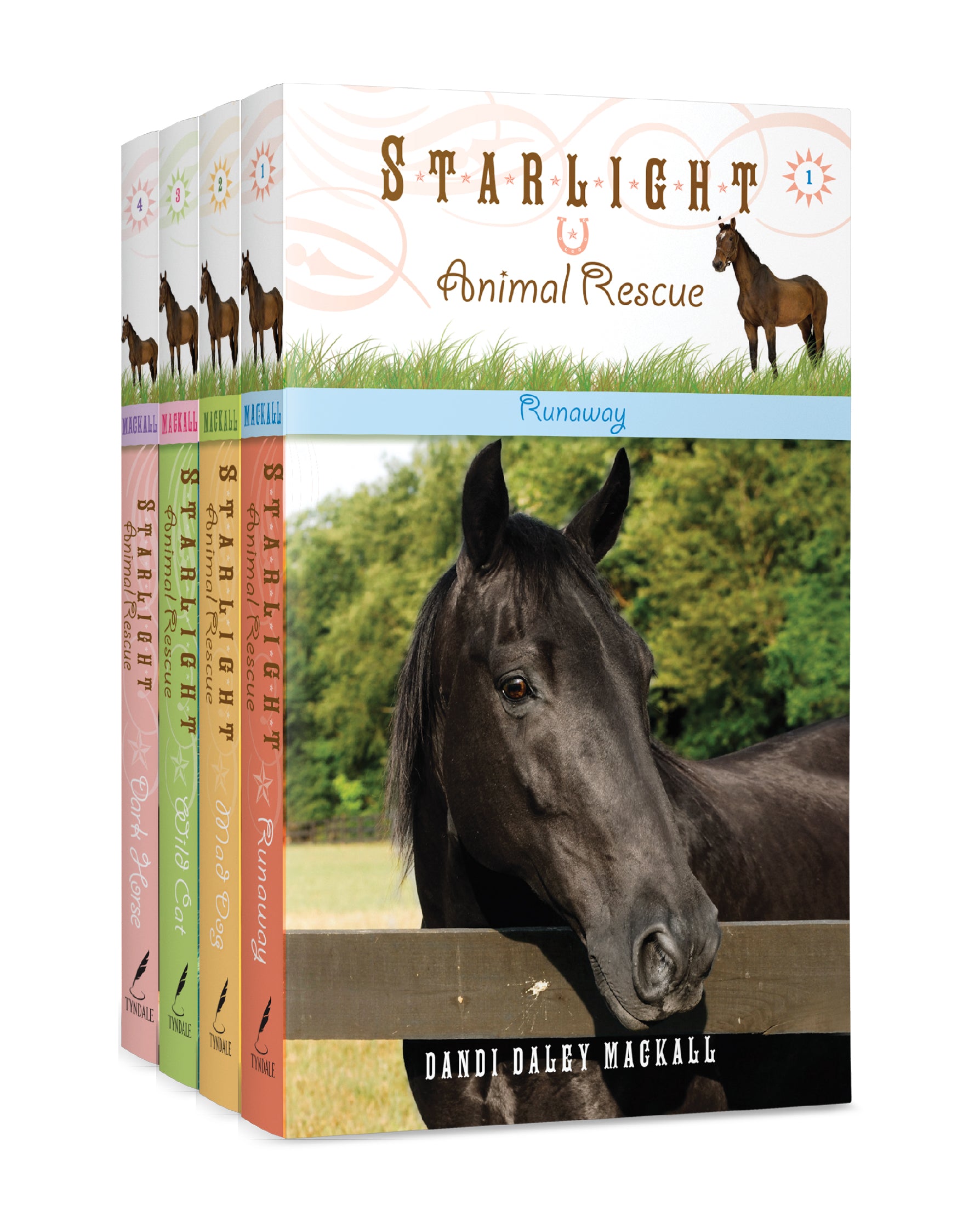 Starlight Animal Rescue (4 Pack): Runaway/Mad Dog/Wild Cat/Dark Horse (#05 in Starlight Animal Rescue Series)