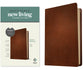 NLT Thinline Reference Bible Filament Enabled Edition Brown (Red Letter Edition)