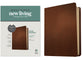 NLT Wide Margin Bible Filament Enabled Edition Brown (Red Letter Edition)