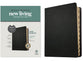NLT Wide Margin Bible Filament Enabled Edition Black Indexed (Red Letter Edition)