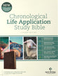 NLT Chronological Life Application Study Bible 2nd Edition Heritage Oak Brown