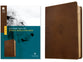 NLT Courage For Life Study Bible For Men Filament-Enabled Edition Rustic Brown Lion