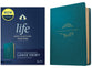 KJV Life Application Study Bible Large Print Teal Blue (Red Letter Edition) (Red Letter Edition) (3rd Edition)