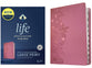KJV Life Application Study Bible Large Print Peony Pink Indexed (Red Letter Edition) (3rd Edition)
