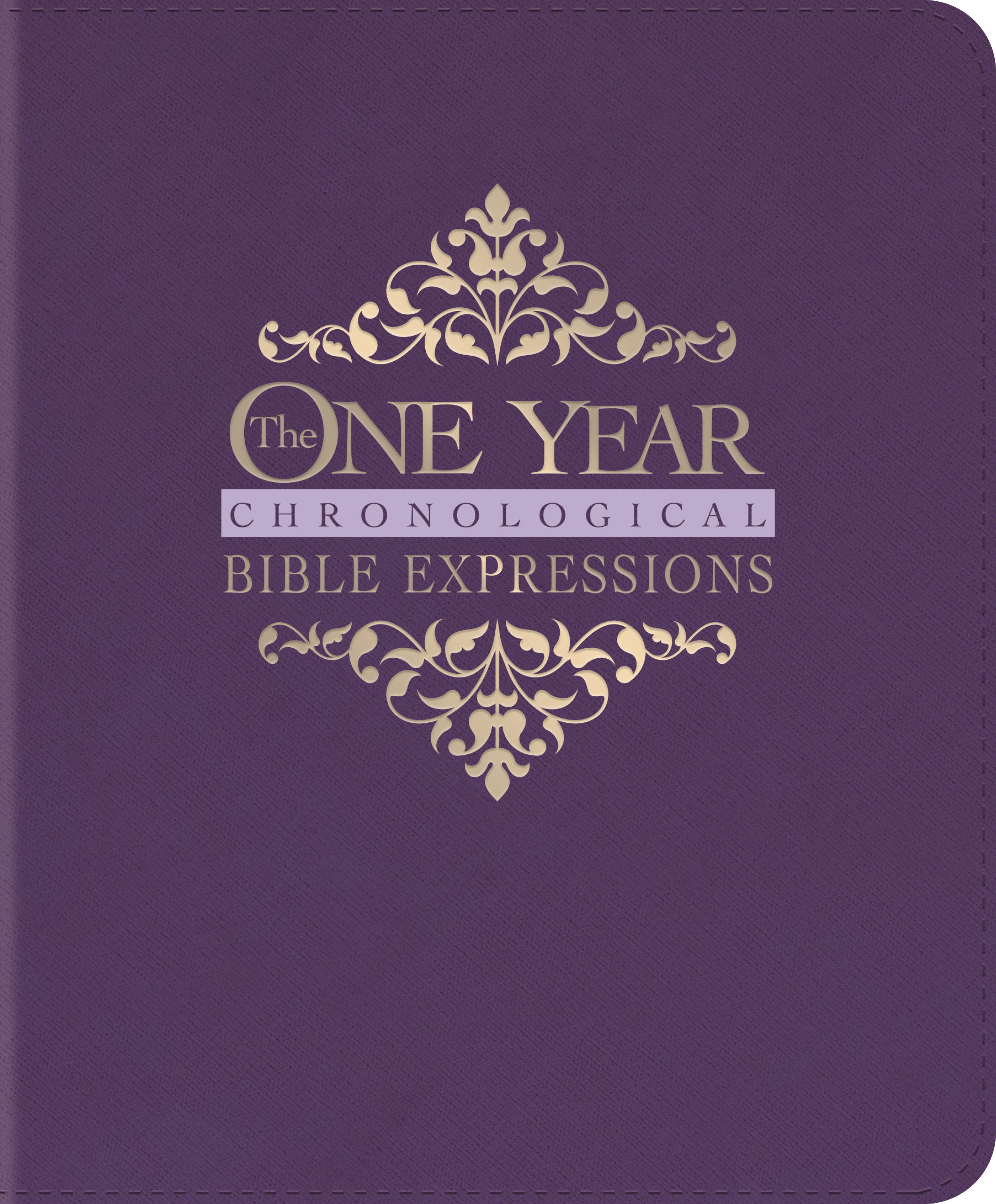 NLT One Year Chronological Bible Expressions Imperial Purple