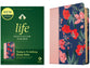 NLT Life Application Study Bible Third Edition Pink Evening Bloom (Red Letter Edition)