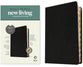 NLT Thinline Center-Column Reference Bible Filament-Enabled Edition Black Indexed (Red Letter Edition)