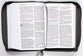 NLT Compact Giant Print Zipper Bible Filament-Enabled Edition Woven Cross Gray (Red Letter Edition)