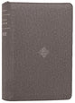 NLT Compact Giant Print Zipper Bible Filament-Enabled Edition Woven Cross Gray Indexed (Red Letter Edition)