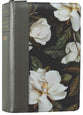 NLT Compact Giant Print Zipper Bible Filament-Enabled Edition Magnolia Sage Green Indexed (Red Letter Edition)