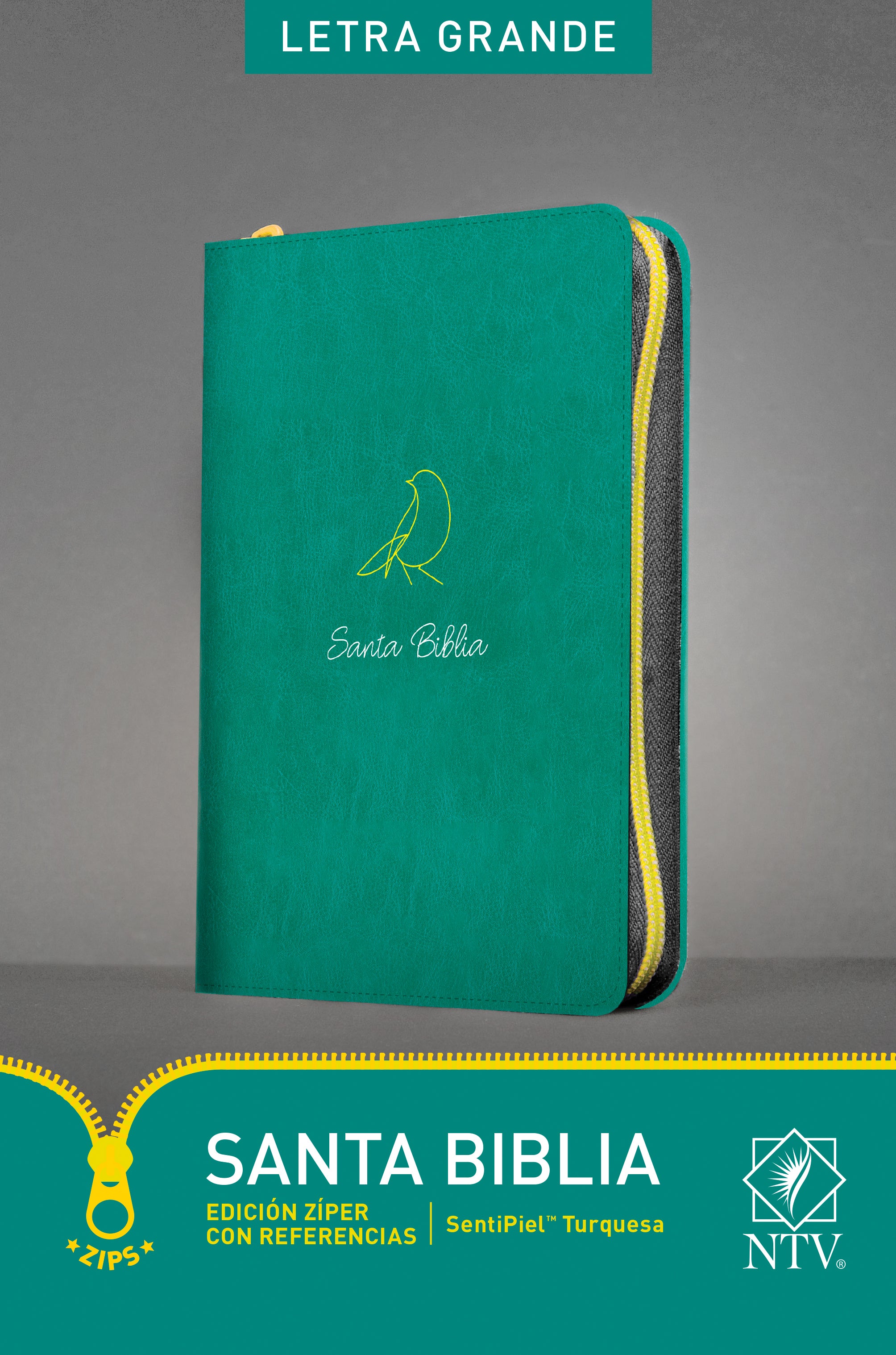 Ntv Santa Biblia Edicion Ziper Con Referencias Letra Grande (Red Letter Edition)