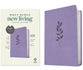 NLT Giant Print Premium Value Bible, Filament-Enabled Edition, Lavender Vine