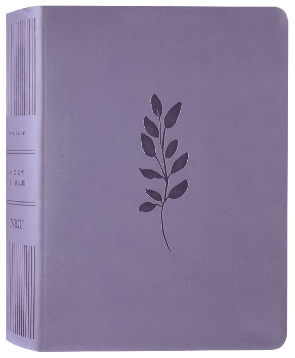 NLT Giant Print Premium Value Bible, Filament-Enabled Edition, Lavender Vine