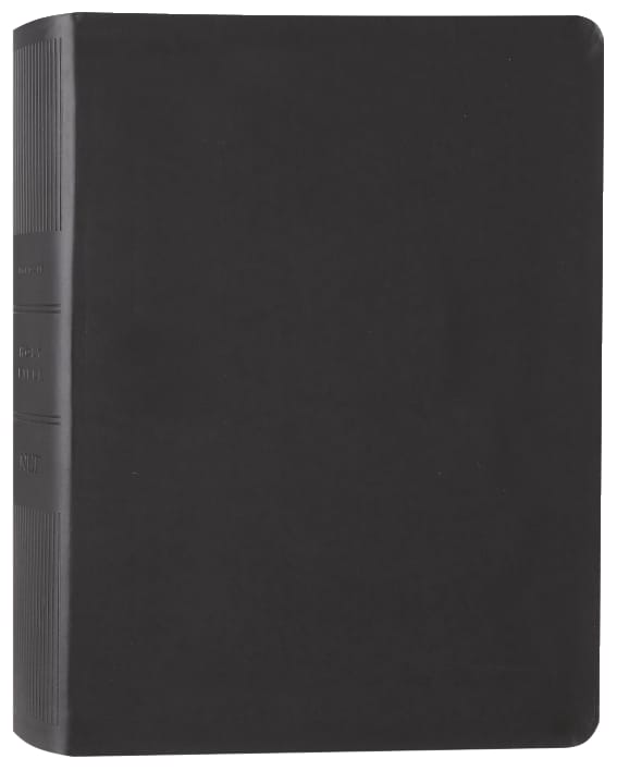 NLT Giant Print Premium Value Bible, Filament-Enabled, Black (Black Letter Edition)