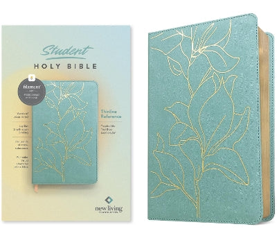NLT Student Bible, Thinline Reference, Filament-Enabled Edition, Tropical Iris Teal Blue (Red Letter Edition)