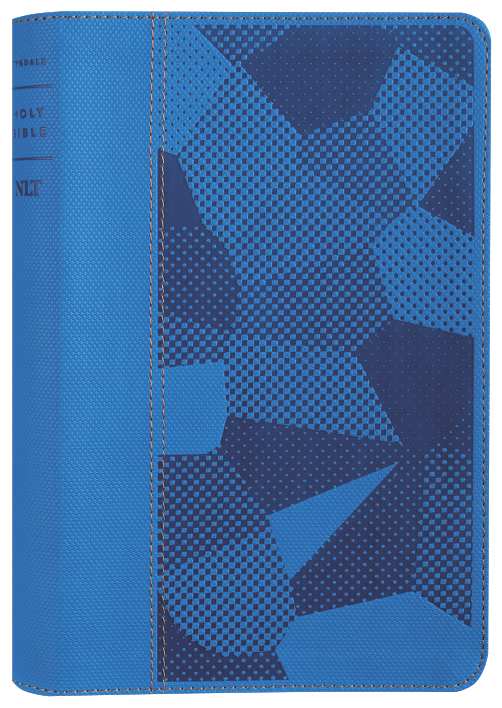 NLT Kids Bible, Thinline Reference Edition, Camo Blue (Red Letter Edition)