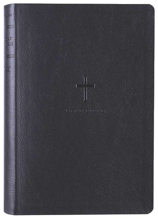 NLT Large Print Premium Value Thinline Bible, Filament-Enabled Edition, Black Cross