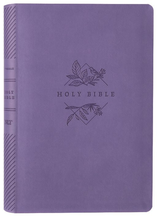 NLT Large Print Premium Value Thinline Bible, Filament-Enabled Edition, Lavender Song