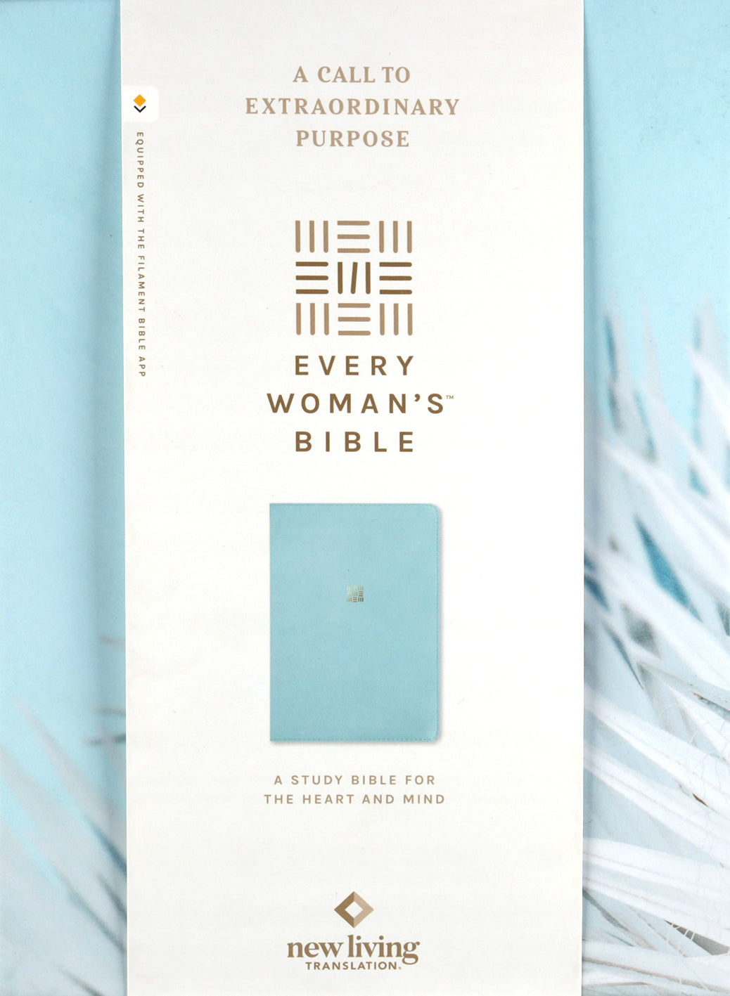 NLT Every Woman’s Bible Filament Enabled Sky Blue (Red Letter Edition)