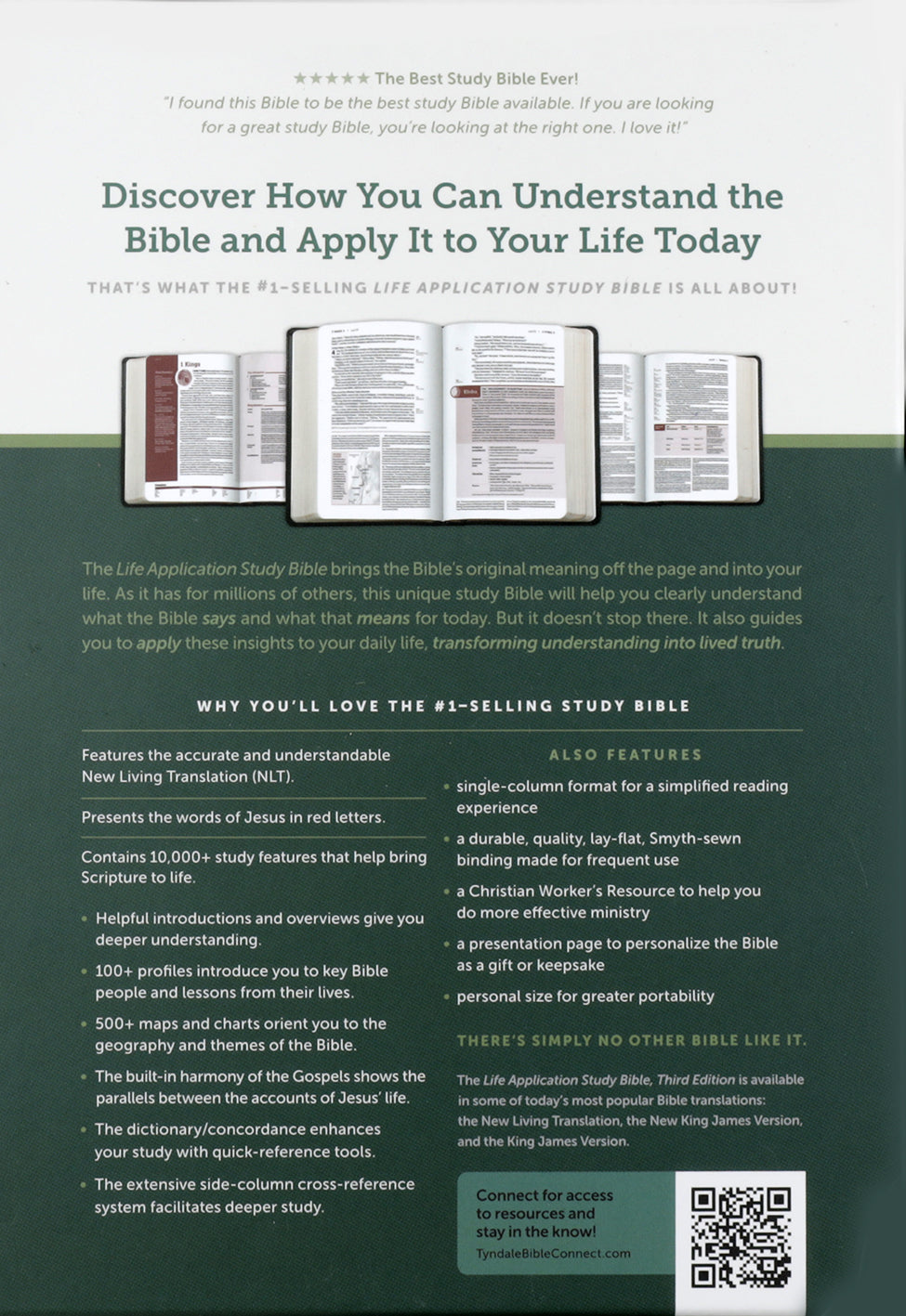 NLT Life Application Study Bible Third Edition Personal Size Black (Red Letter Edition)