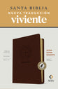 Ntv Santa Biblia Letra Super Gigante Con Indice Brown (Red Letter Edition)