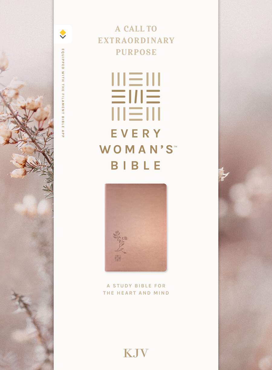 KJV Every Woman's Bible Filament-Enabled, Rose Gold (Red Letter Edition)
