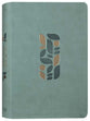 NLT One Year Chronological Study Bible, Sage Green Mosaic