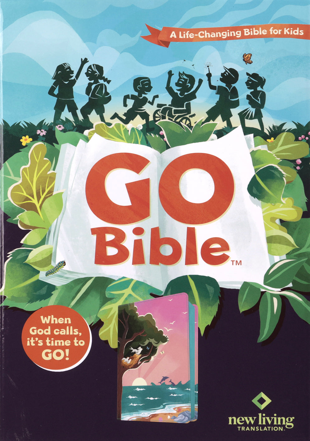 NLT Go Bible for Kids, Beach Sunrise